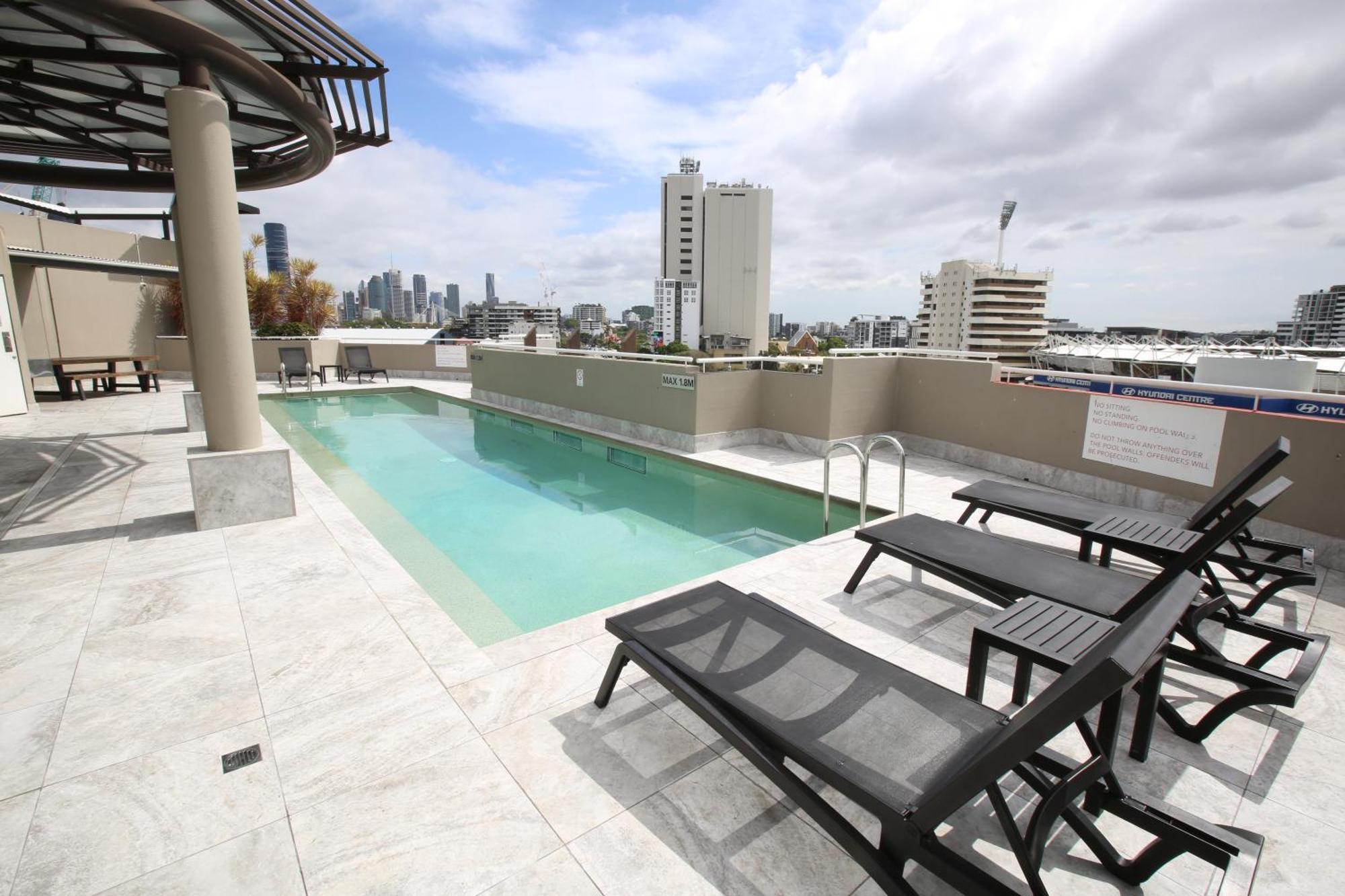แกบบ้า เซ็นทรัล อพาร์ตเมนต์ Aparthotel บริสเบน ภายนอก รูปภาพ